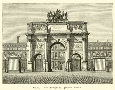 Arc de triomphe de la place du Carrousel - French School