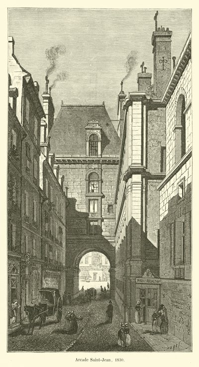 Arcade Saint-Jean, 1830 - French School