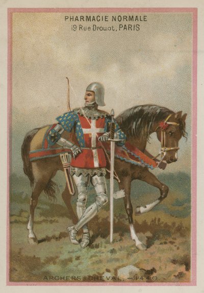 Archers à cheval - French School