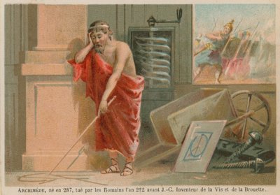 Archimède, scientifique, mathématicien et inventeur grec du IIIe siècle av. J.-C. - French School