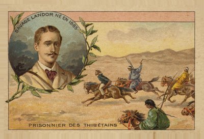 Arnold Henry Savage Landor prisonnier au Tibet - French School