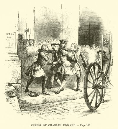 Arrestation de Charles Edward - French School