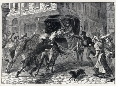 Arrestation de Georges Cadoudal (1771-1804), un chef chouan pendant les guerres de Vendée, le 9 mars - French School