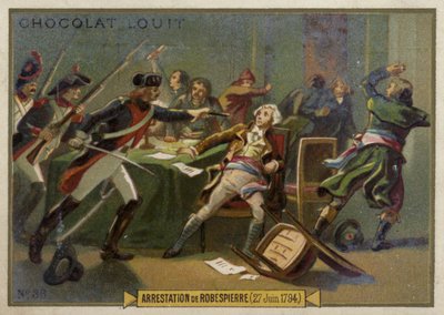 Arrestation de Maximilien Robespierre, Révolution française, 27 juillet 1794 - French School