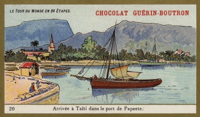 Arrivée au port de Papeete, Tahiti - French School
