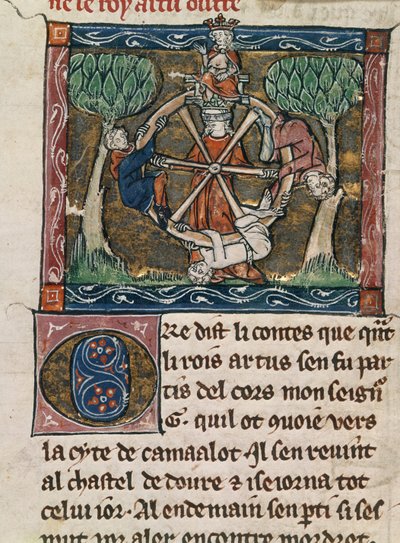 Arthur sur la Roue de la Fortune - French School