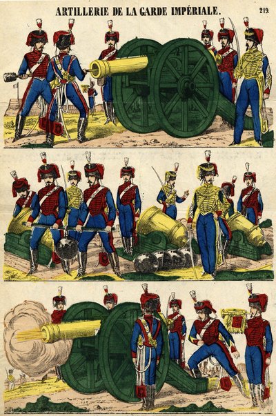 Artillerie de la Garde Impériale. Image d
