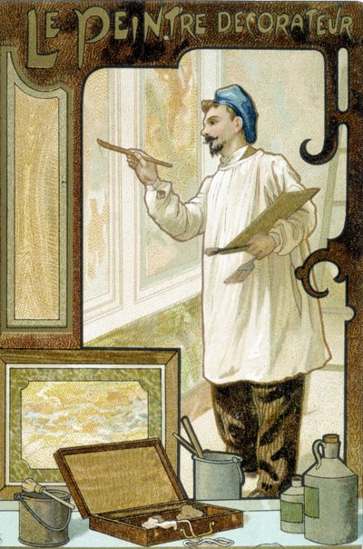 Artisan : le peintre décorateur - Chromo. - French School