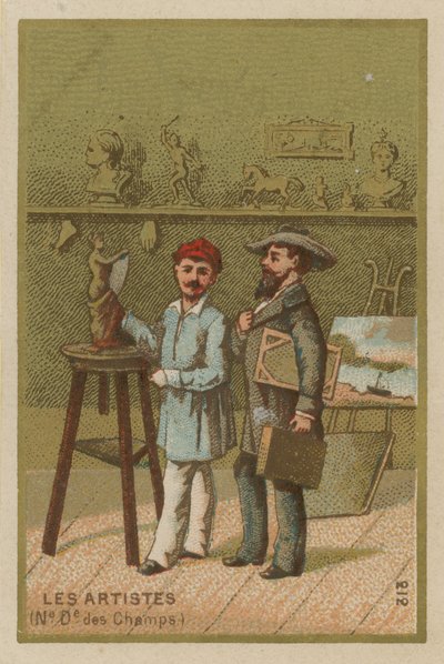 Les artistes (Notre Dame des Champs) - French School
