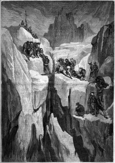 Ascension du Mont Blanc, 5 juillet - French School