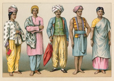 Costume asiatique - French School