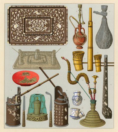 Costume asiatique - French School