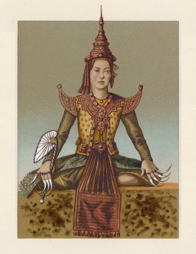 Costume asiatique - French School