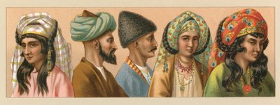 Costume asiatique - French School