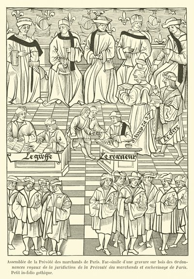 Assemblée de la Prévôté des marchands de Paris - French School