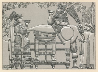 Costume assyrien - French School