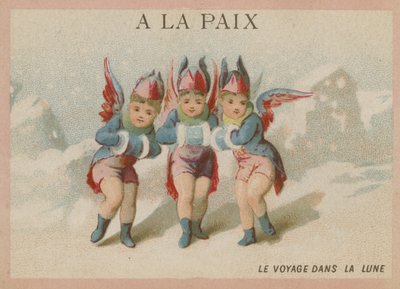 En paix - Le voyage dans la lune - French School