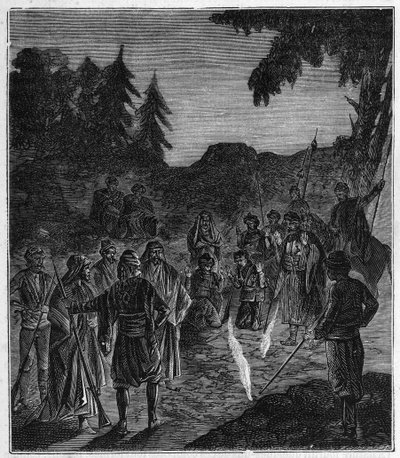 Ateshgah de Bakou - Atechgah (maison du feu près de Bakou) (temple des adorateurs du feu en Azerbaïdjan) Gravure dans 