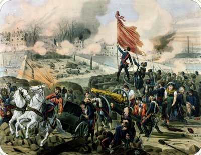 Attaque au Pont de Neuilly et Courbevoie, 2 avril 1871 - French School