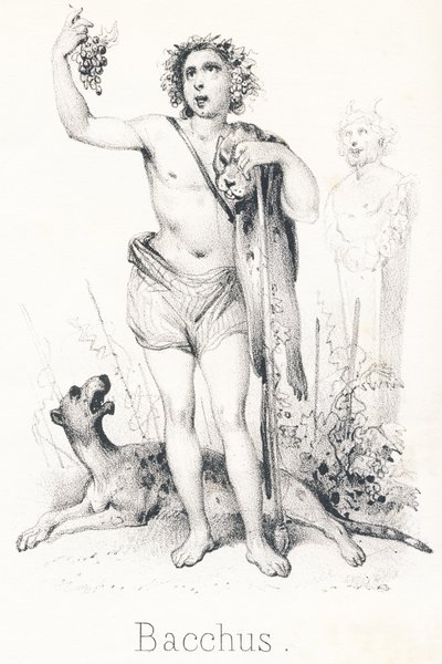 B Bacchus: Fils de Jupiter et Sémélé - French School