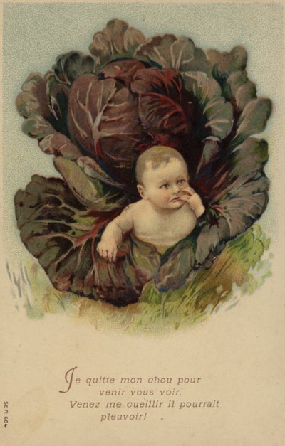 Bébé émergeant d