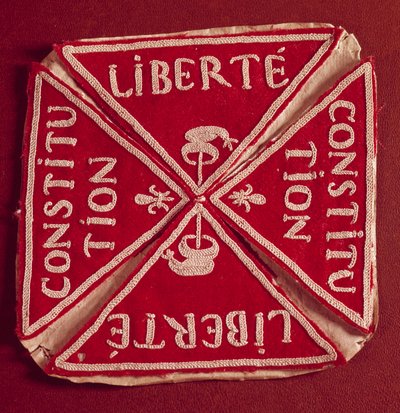 Badge de la première République française « Liberté Constitution » - French School