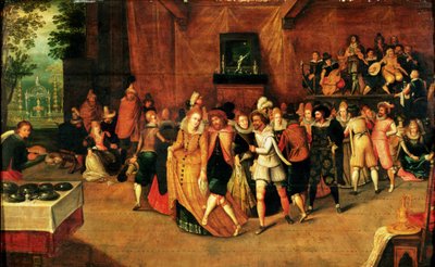 Bal sous le règne de Henri III, 1574-89 - French School