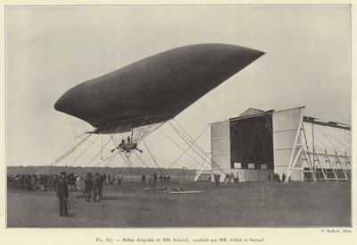 Ballon dirigeable de MM Lebaudy, construit par MM Julliot et Surcouf - French School