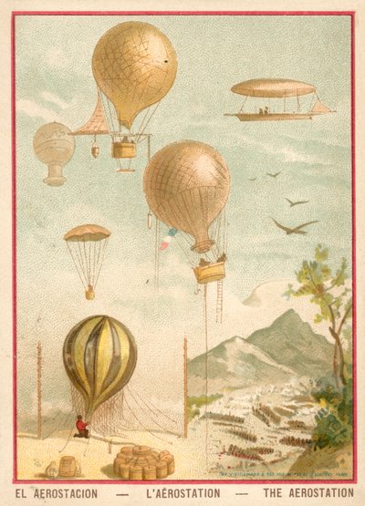 Montgolfière - French School