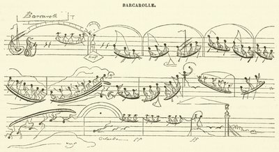 Barcarolle (gravure) - French School