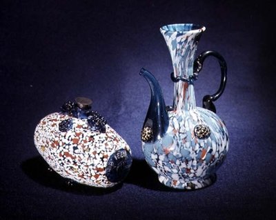 Baril et cruche - French School