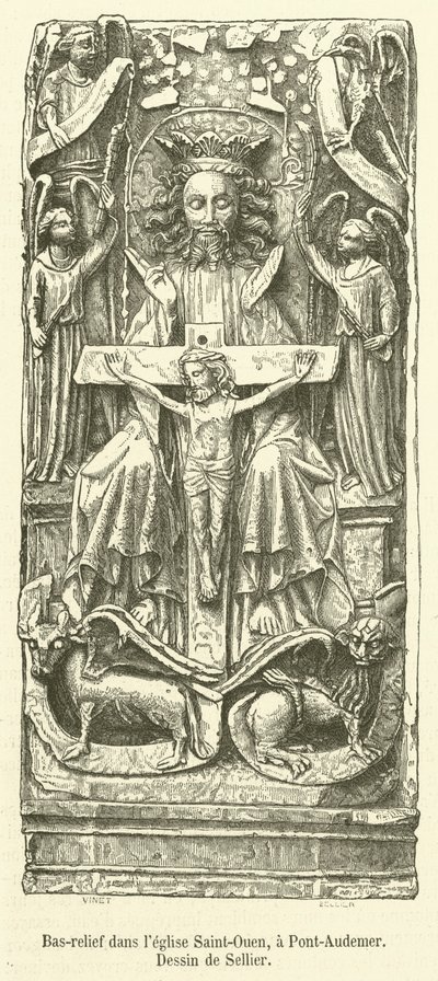 Bas-relief dans l