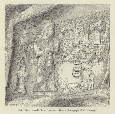 Bas-relief de Susiane - French School