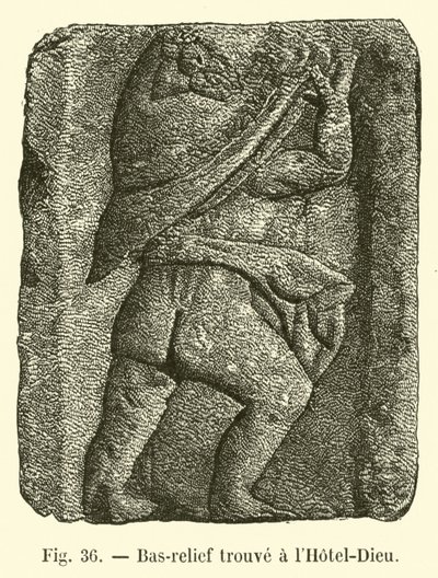 Bas-relief trouvé à l