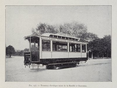 Tramway électrique Bastille-Charenton - dans « À travers l