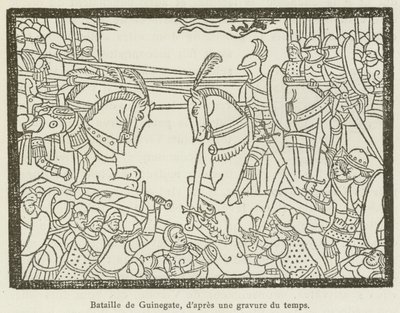 Bataille de Guinegate - French School