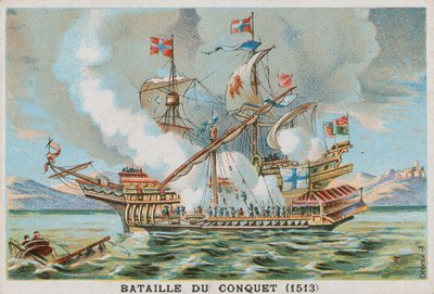 Bataille du Conquet, 1530 - French School