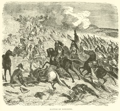 Bataille de Borodino (gravure) - French School