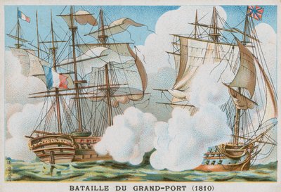 Bataille de Grand Port, 1810 - French School