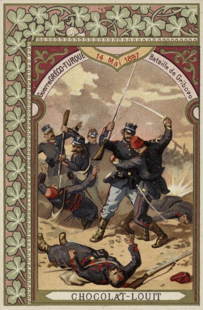 Bataille de Gribovo, guerre gréco-turque, 14 mai 1897 - French School
