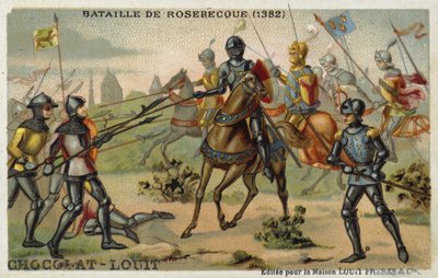 Bataille de Roosebeke, Flandre, 1382 - French School