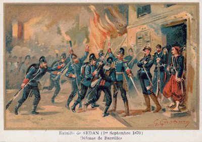 Bataille de Sedan, la défense de Bazeilles - French School