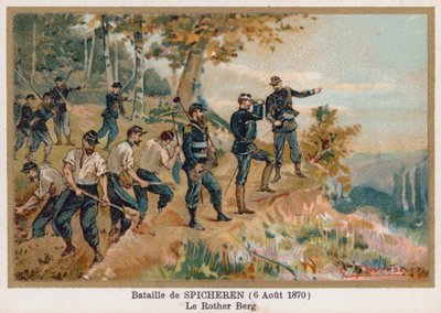 Bataille de Spicheren, la défense de Rother-Berg - French School