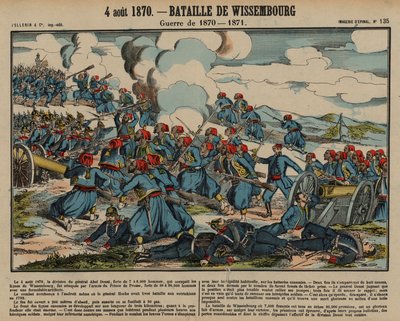 Bataille de Wissembourg, Guerre franco-prussienne, 4 août 1870 - French School