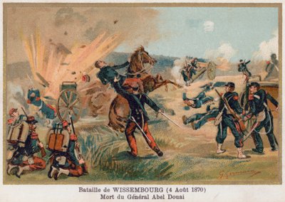 Bataille de Wissembourg, la mort du général Douay - French School