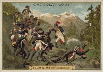 Bataille de Zurich, Guerres Révolutionnaires Françaises, 25-26 septembre 1799 - French School