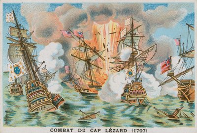 Bataille du Lézard, 1707 - French School