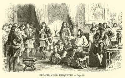 Étiquette de la chambre à coucher - French School