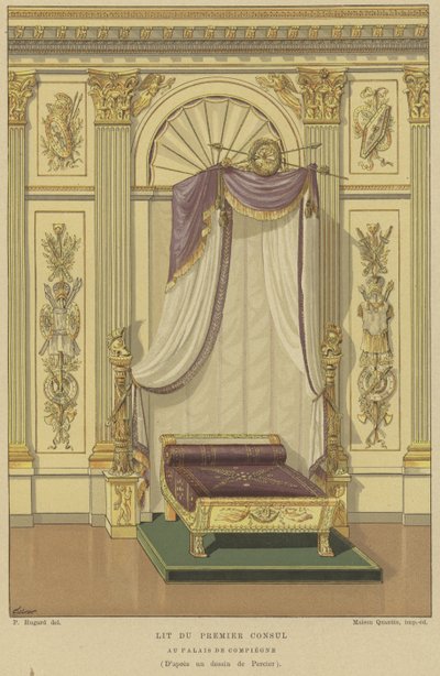 Lit de Napoléon Bonaparte lorsqu