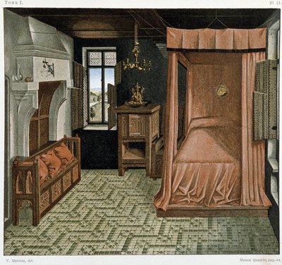 Chambre au 15e siècle - French School